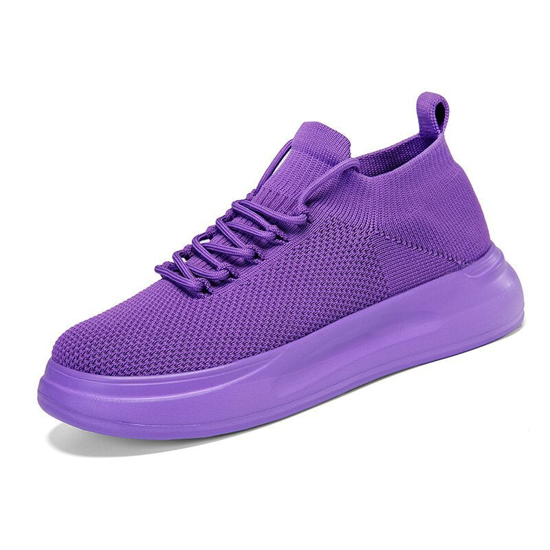 Damen Atmungsaktive Sneakers mit flexiblem Strick-Obermaterial R&B