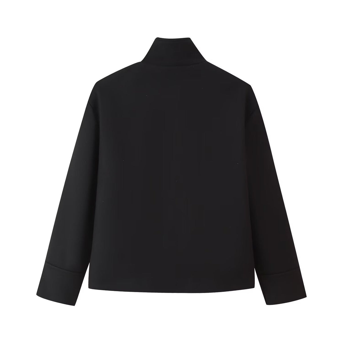 Damen gesteppte Kurzjacke mit hohem Kragen R&B