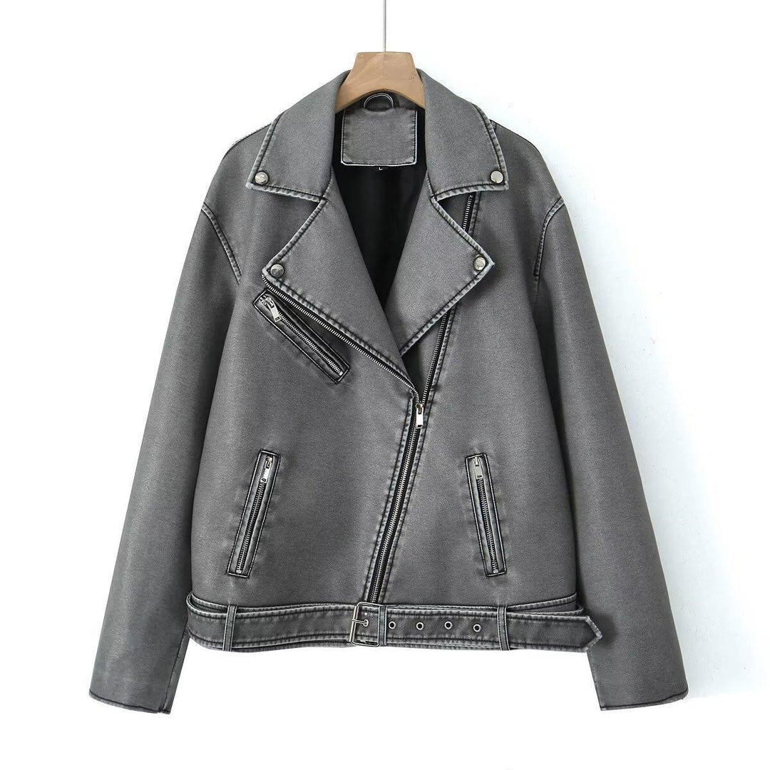 Damen Bikerjacke im Vintage-Stil R&B
