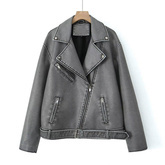 Damen Bikerjacke im Vintage-Stil R&B