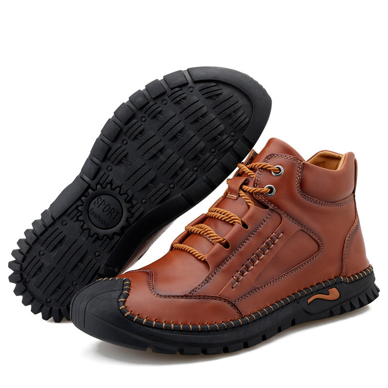 Herren Robuste und stylische Wanderschuhe mit rutschfester Sohle und atmungsaktiver Konstruktion R&B