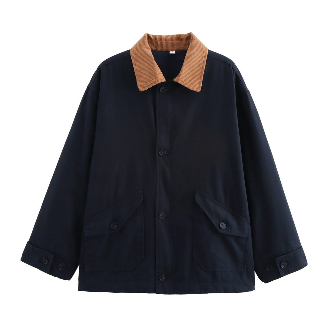 Damen Übergangsjacke mit klassischem Stehkragen und praktischen aufgesetzten Taschen R&B