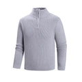 Herren Rollkragenpullover mit modernem Reißverschluss