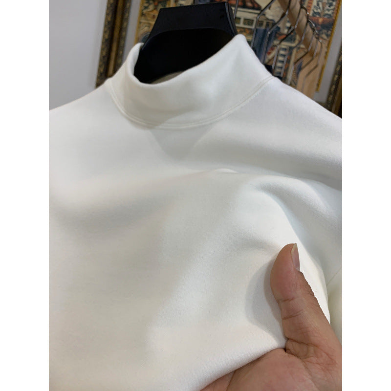 Damen Stehkragen Pullover aus weicher Baumwollmischung R&B