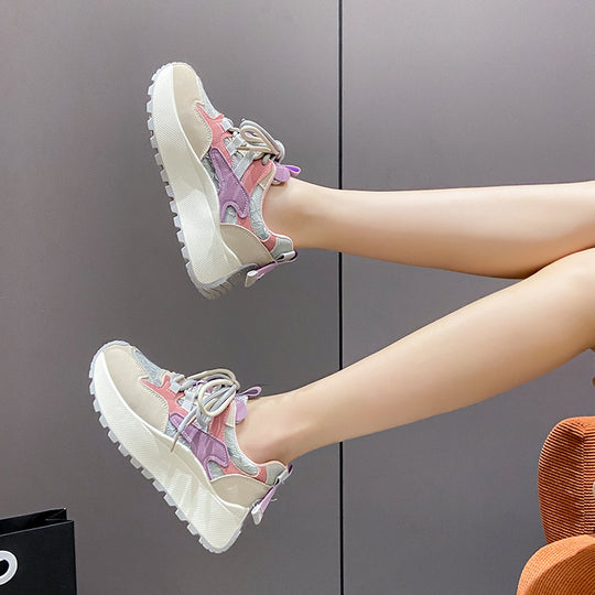 Damen Sportliche Sneaker mit atmungsaktiver Mesh-Oberfläche und innovativem Dämpfungssystem R&B