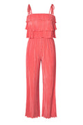 Damen Fließendes Jumpsuit mit Rüschendetails und stylischen Spaghetti-Trägern R&B