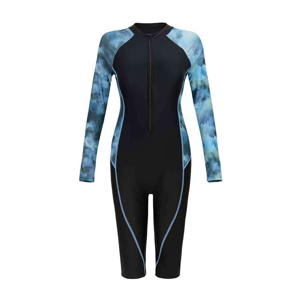 Damen Sportlicher Neoprenanzug mit modischem Farbverlauf R&B