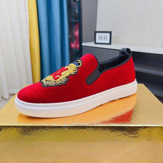 Damen Slip-On Sneakers mit modischem Zierdetail und gepolsterter Sohle R&B