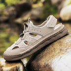 Herren Bequeme Outdoor-Sandalen mit verstellbarem Riemensystem und rutschfester Sohle R&B