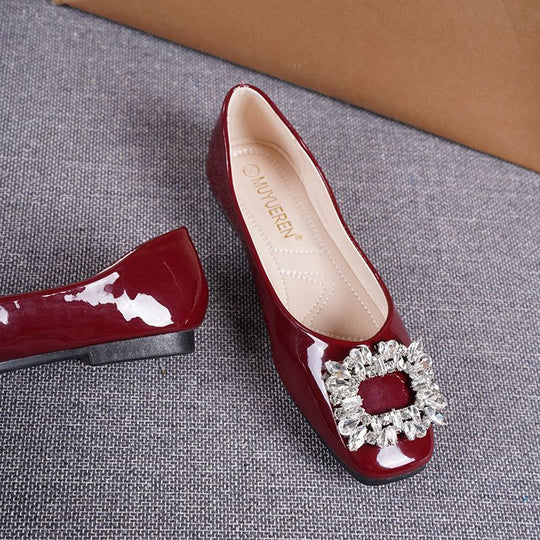 Damen Ballerinas mit extravagantem Schmuckdetail R&B