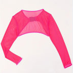 Damen Sportliches Netzoberteil R&B