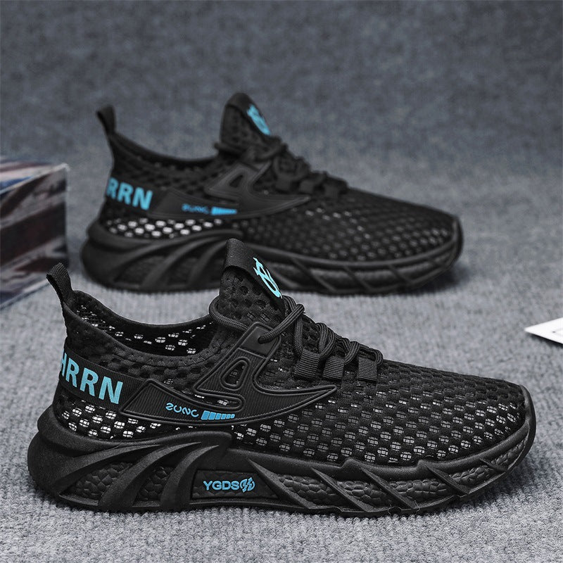Damen Sportliche Sneakers mit atmungsaktivem Netzoberteil und stoßdämpfender Sohle R&B