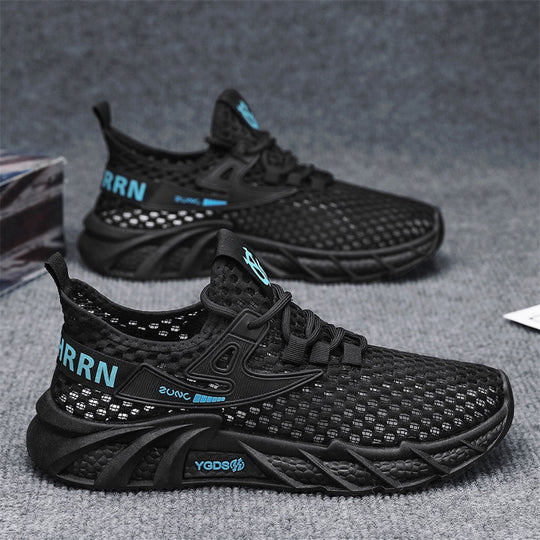 Damen Sportliche Sneakers mit atmungsaktivem Netzoberteil und stoßdämpfender Sohle R&B