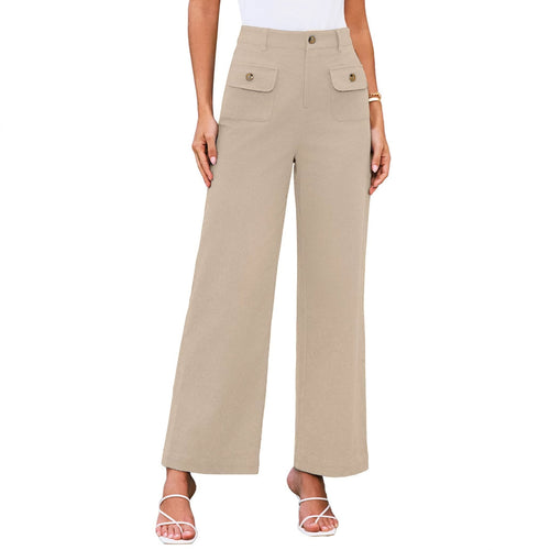 Damen weite Stoffhose mit praktischen Taschen R&B