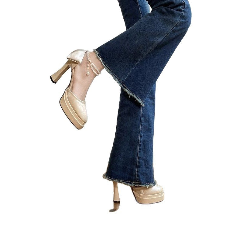 Damen High Heel Schuhe mit eleganter Schleifenverzierung R&B