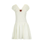 Damen Sommerliches Kleid mit verspielten Rüschendetails EB