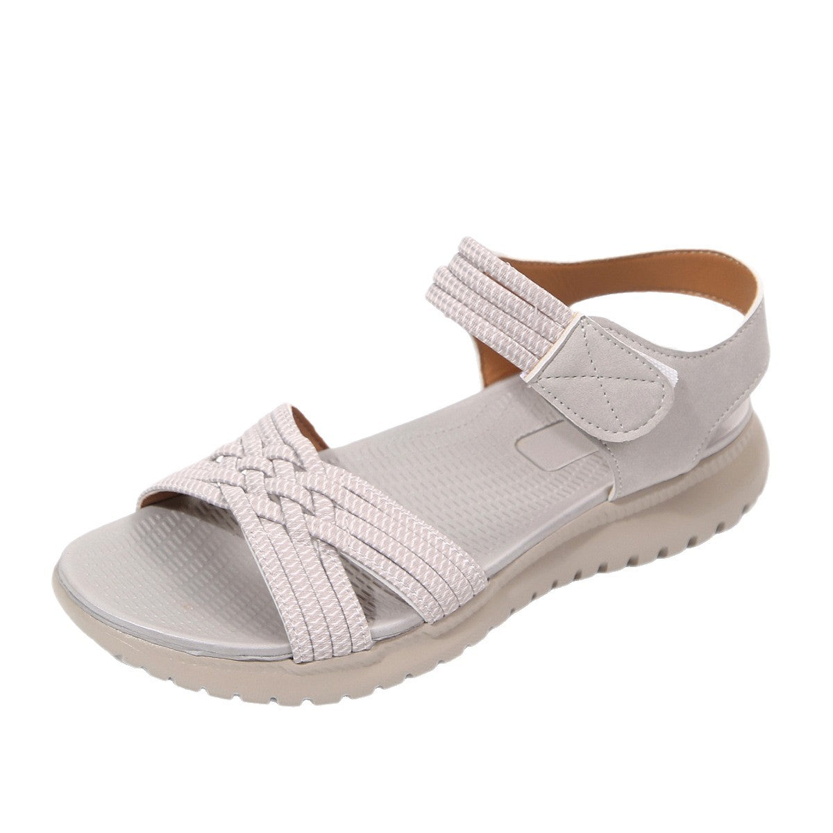 Damen Bequeme und stilvolle Riemensandalen mit elastischen Details