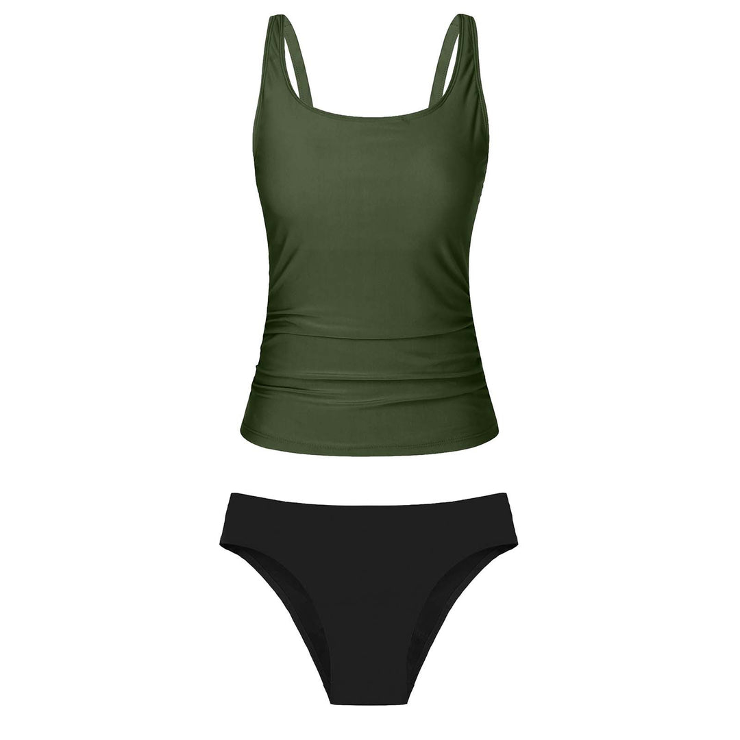 Damen Bikiniset mit floralem Oberteil und klassischem Unterteil R&B