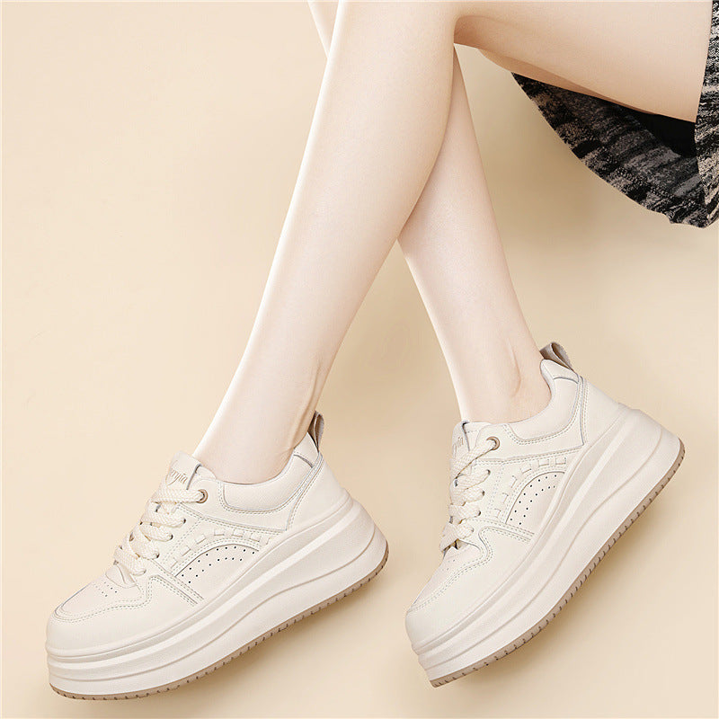 Damen Plateau-Sneaker mit dämpfender Sohle und atmungsaktivem Obermaterial R&B