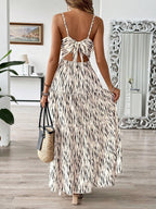 Damen Maxikleid mit trägerlosem Design und fließendem Schnitt R&B