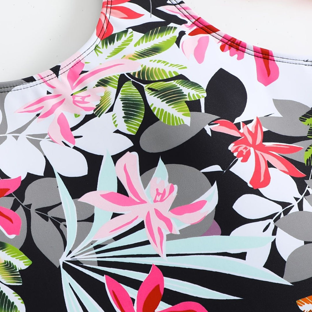 Damen Einteiler mit floralem Muster R&B