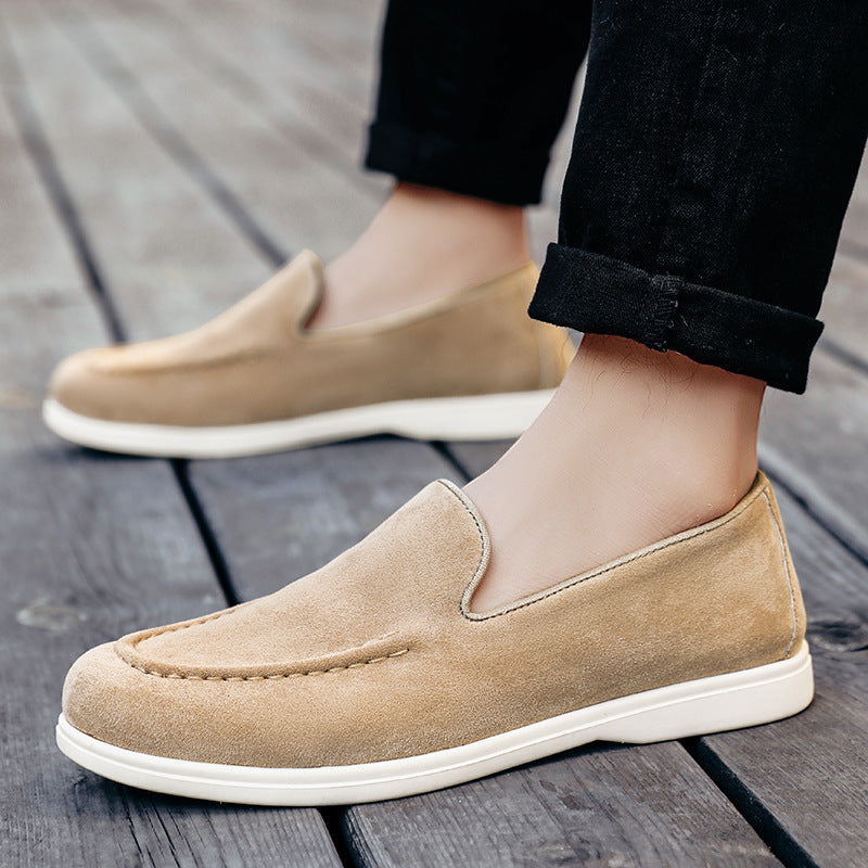Damen Slip-On Mokassins aus weichem Wildleder