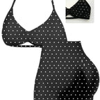 Damen Sportliches Bikini-Set mit hochgeschnittenen Shorts und elastischer Unterstützung R&B