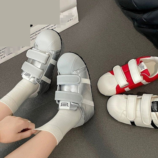 Damen Sneaker mit praktischem Klettverschluss und sportivem Design R&B