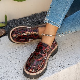 Damen Modische Loafers mit komfortablem Plateau und eleganter Sohle R&B