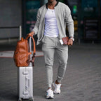 Herren Sportlicher Freizeitanzug mit elastischem Bund und praktischen Taschen R&B