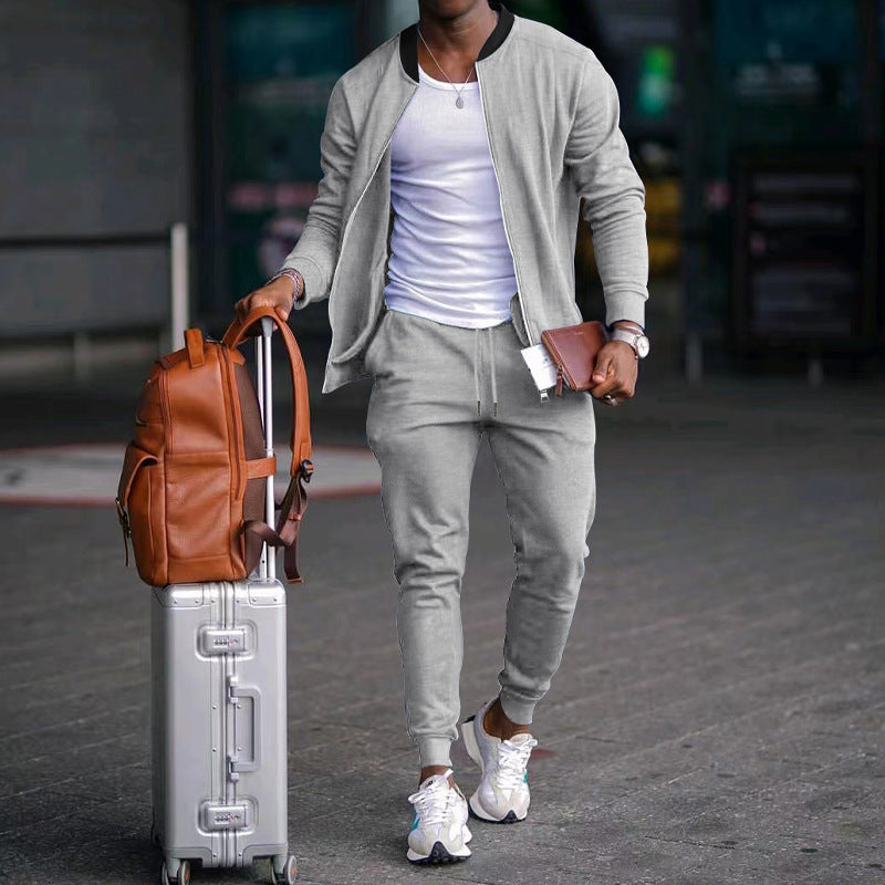 Herren Sportlicher Freizeitanzug mit elastischem Bund und praktischen Taschen R&B