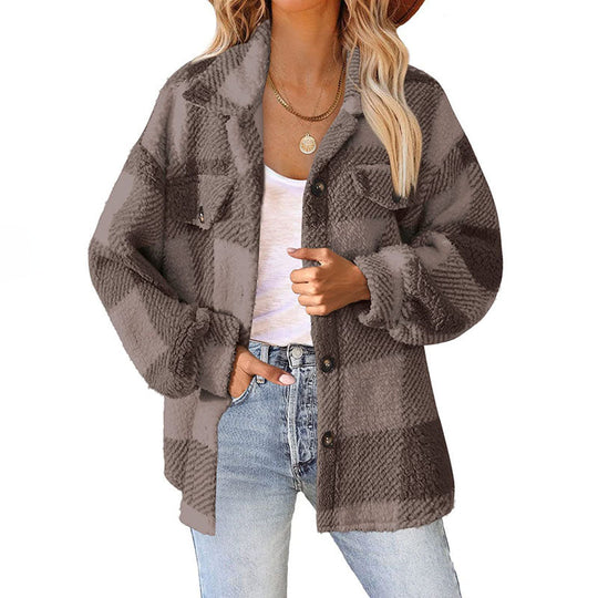 R&B | Warmer Karierter Mantel