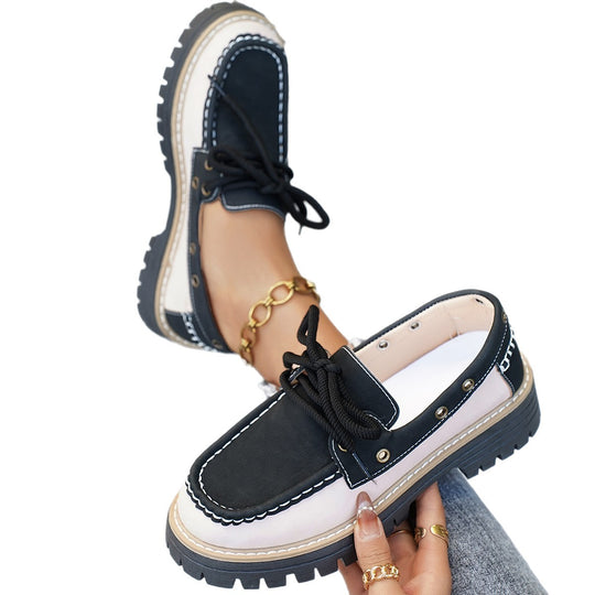 Damen Hybrid-Sneaker mit robustem Profil und modischen Details R&B