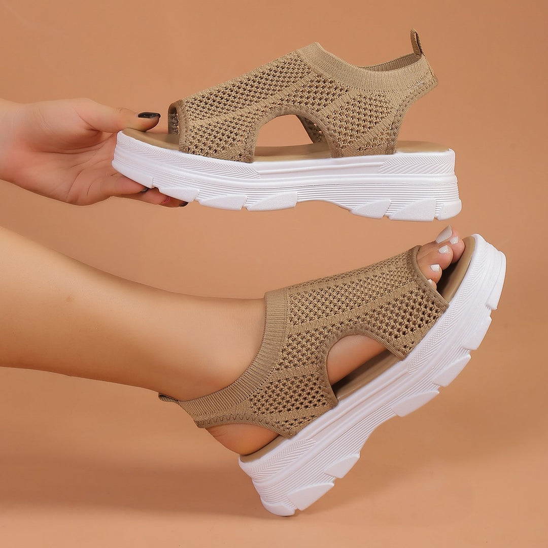 Damen Atmungsaktive Netz-Sandalen mit komfortabler Sohle und flexiblem Riemendesign R&B