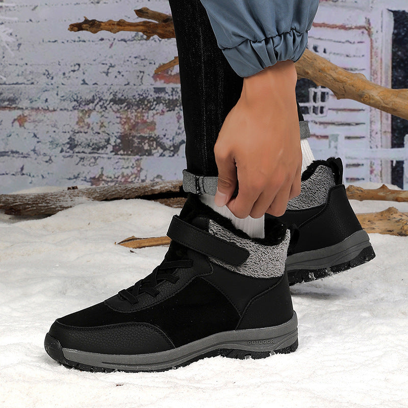 Damen Bequeme und warme Winterstiefel mit rutschfester Sohle