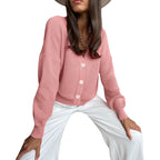 Damen lässiger Strickcardigan R&B