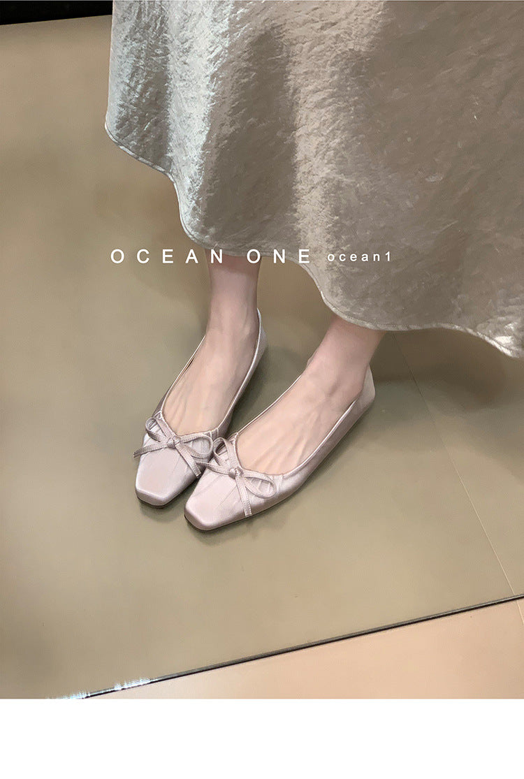 Damen Ballerinas mit dekorativem Schleifendetail und elegantem Design R&B