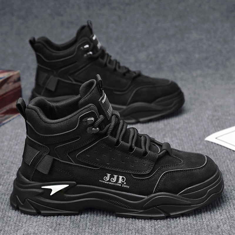 Damen Sportliche High-Top Sneakers mit dämpfender Sohle R&B