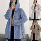 Damen kuschelige Fleecejacke R&B