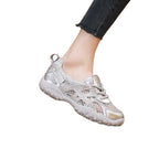 Damen Sportliche Freizeit-Sneaker mit atmungsaktivem Mesh-Obermaterial und rutschfester Sohle R&B