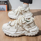 Damen Sportliche Chunky Sneakers mit atmungsaktiver Mesh-Oberfläche und dämpfender Sohle R&B