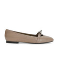 Damen Ballerinas mit elegantem Riemen und schimmerndem Akzent