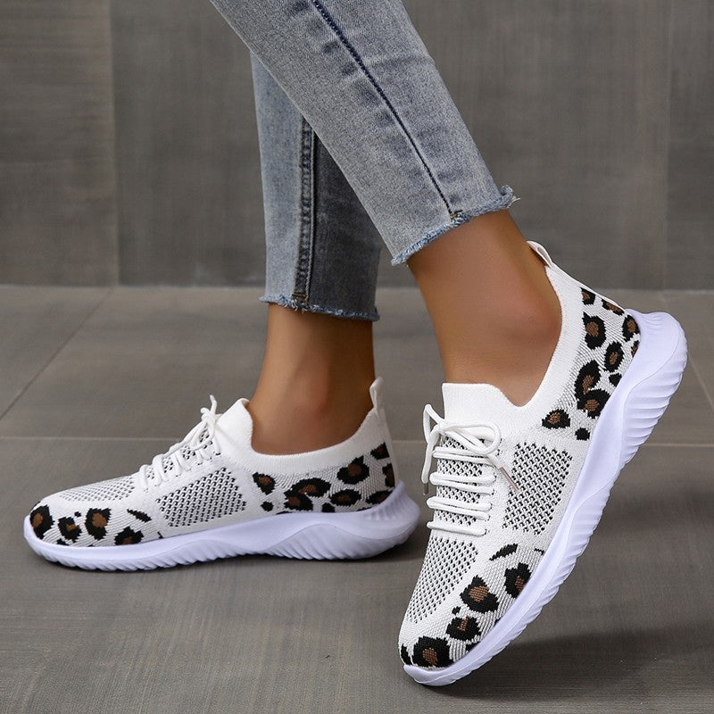 Damen modische Sneakers mit atmungsaktivem Mesh-Obermaterial und rutschfester Sohle R&B