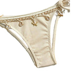 Damen Triangel-Bikini mit verspielten Akzenten
