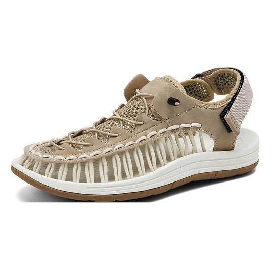 Damen Sportliche Freizeitsandalen mit atmungsaktiver Oberflächenstruktur und rutschfester Sohle R&B