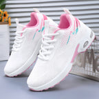Damen Sportliche Luftpolster Sneakers mit atmungsaktivem Mesh-Obermaterial