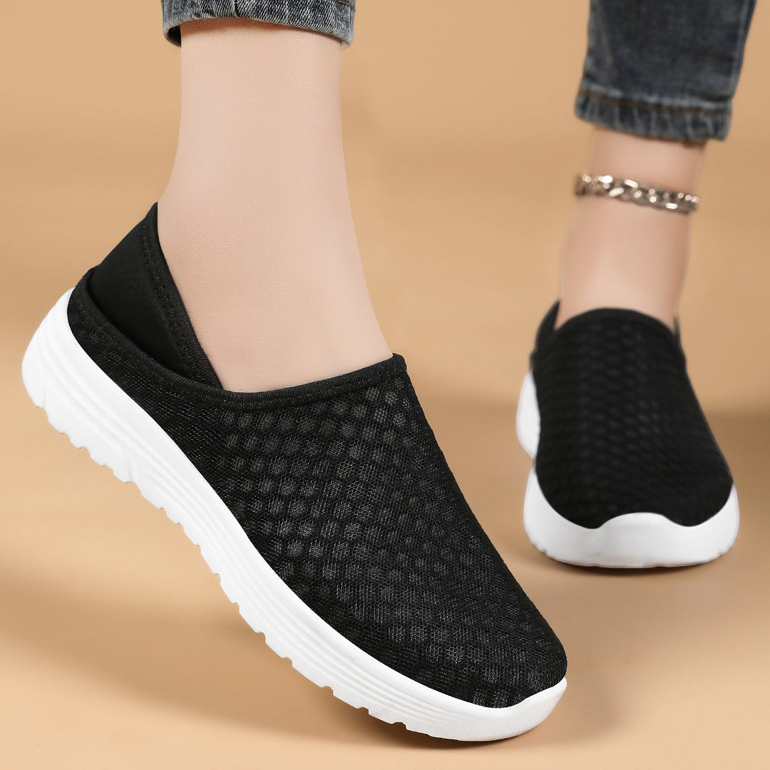 Damen Atmungsaktive Slip-On Sneakers mit rutschfester Sohle R&B 1774525904