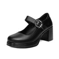Damen Mary Jane Pumps mit dekorativem Schmuckdetail und bequemen Blockabsatz