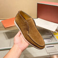 Damen Mokassin Slip-Ons aus hochwertigem Wildleder R&B