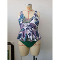 Damen tankini mit floralem Design und schmeichelndem Schnitt R&B